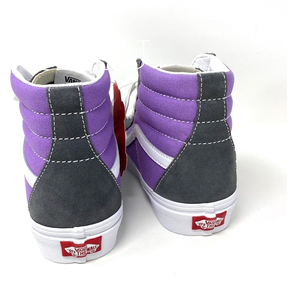 VANS SK8-HI Suede Canvas Retro Sport Lavender Grey - Picture 4 of 9
